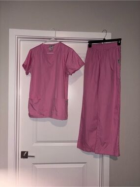 Uniform Advantage Pink Scrub Set